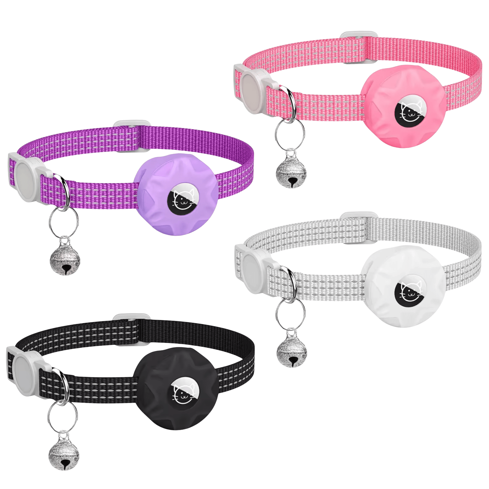 Dailypets Smart Pet Tracker and Reflective Collar Set for Cats Using Android Find My Device