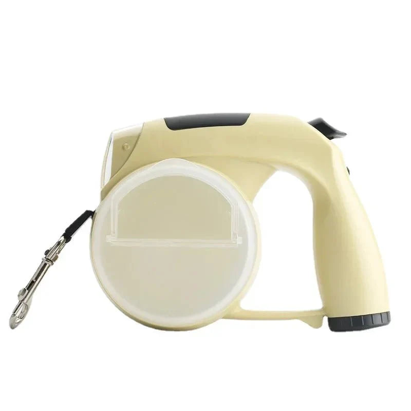 Dailypets 5-in-1 Retractable Dog Leash with LED Light and Waste Bag Dispenser