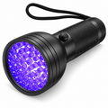 POUPIPETS UV Flashlight – 51 LED Black Light Pet Urine & Stain Detector for Dogs & Cats