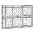 POUPIPETS Pet Gate – 26–40" Expandable Pressure Mount Dog Gate, 23" Tall, No Tools