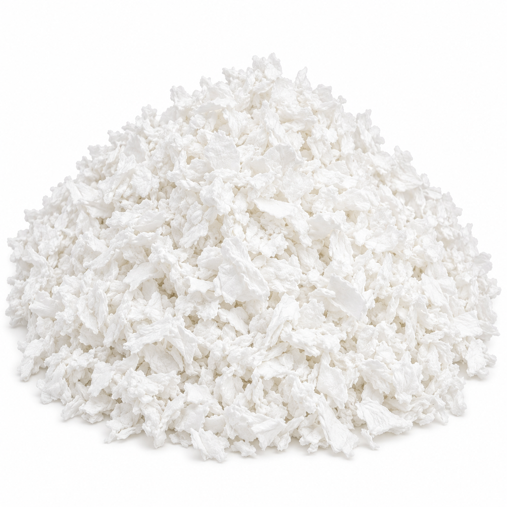 POUPIPETS Small Animal Paper Bedding, 49.2L Odor Control Absorbent White Bedding
