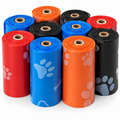 POUPIPETS Dog Poop Bags, 150 Count Leak-Proof Rip-Resistant Waste Bags, Assorted Colors