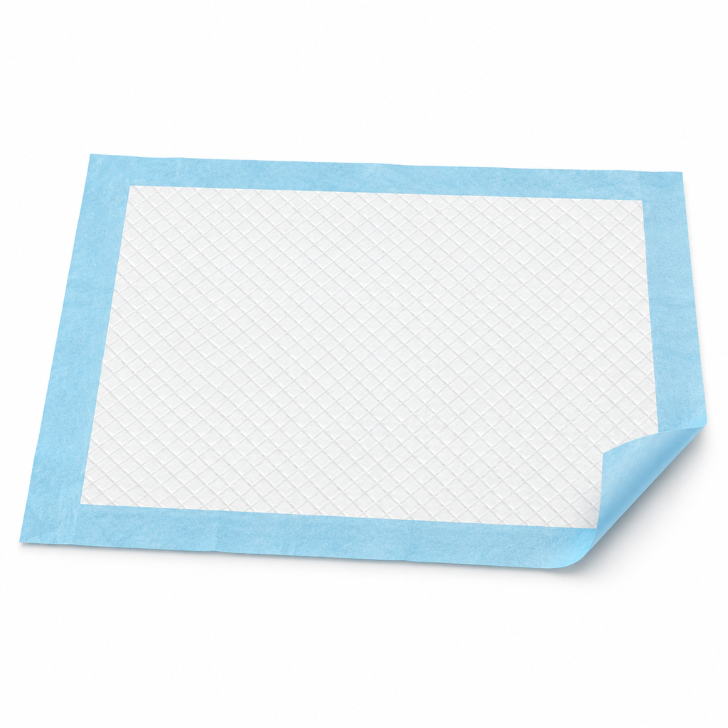 POUPIPETS Puppy Training Pads – 17" x 13" Super Absorbent Disposable Underpads, 50 Count