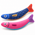 POUPIPETS Catnip Kicker Toys – Fish Cat Toys with 5000mg Catnip & Silvervine