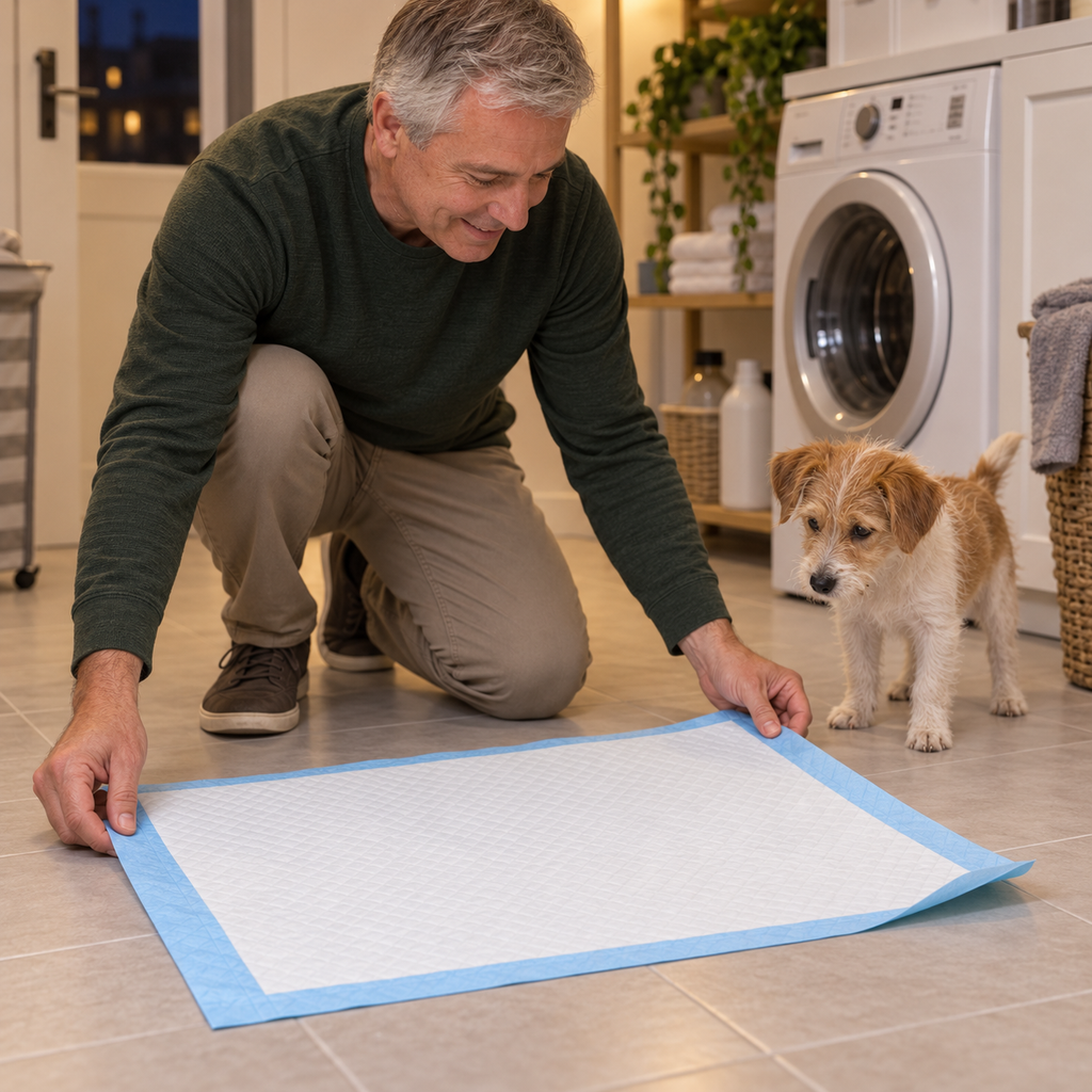 POUPIPETS Dog Training Pads – 22x22" Super Absorbent Leak-Proof Puppy Pee Pads, 50 Count
