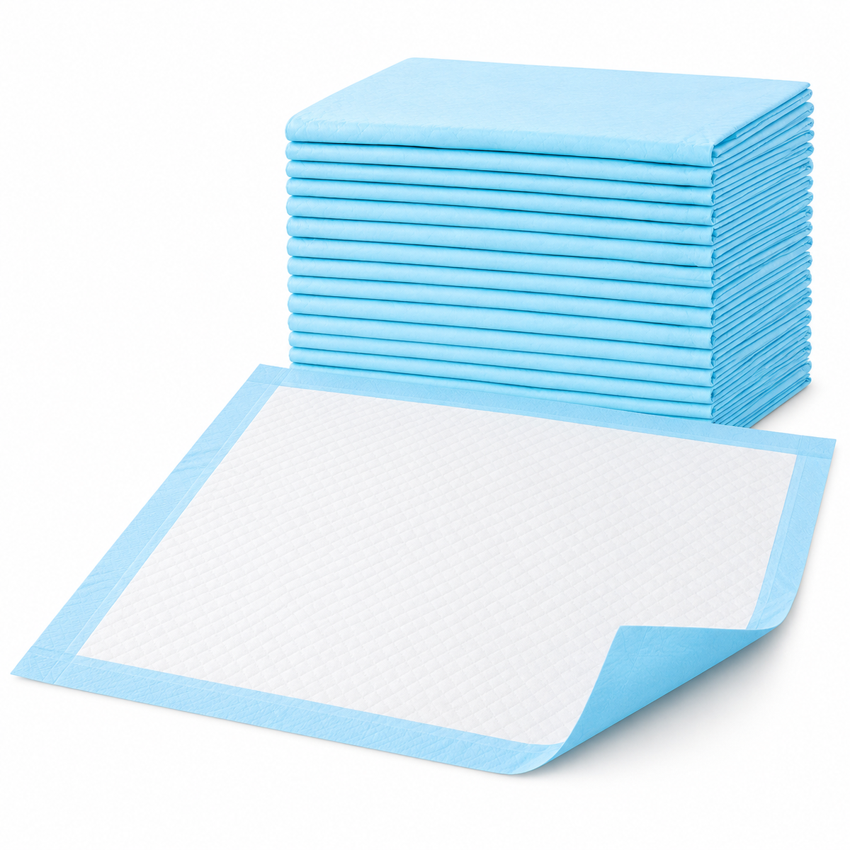 POUPIPETS Dog Training Pads – 22x22" Super Absorbent Leak-Proof Puppy Pee Pads, 50 Count