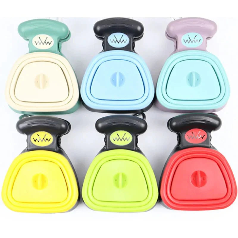 Dailypets Foldable Pet Waste Scooper with Biodegradable Waste Bags for Easy Cleanups