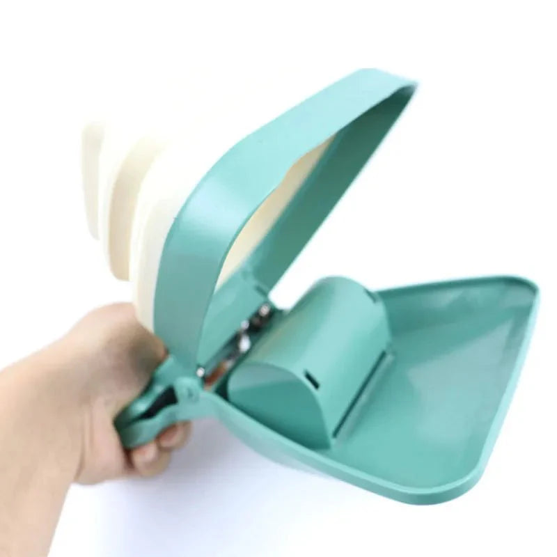 Dailypets Foldable Pet Waste Scooper with Biodegradable Waste Bags for Easy Cleanups
