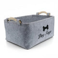 Dailypets Felt Storage Bin for Dog Toys, Treats & Grooming Supplies