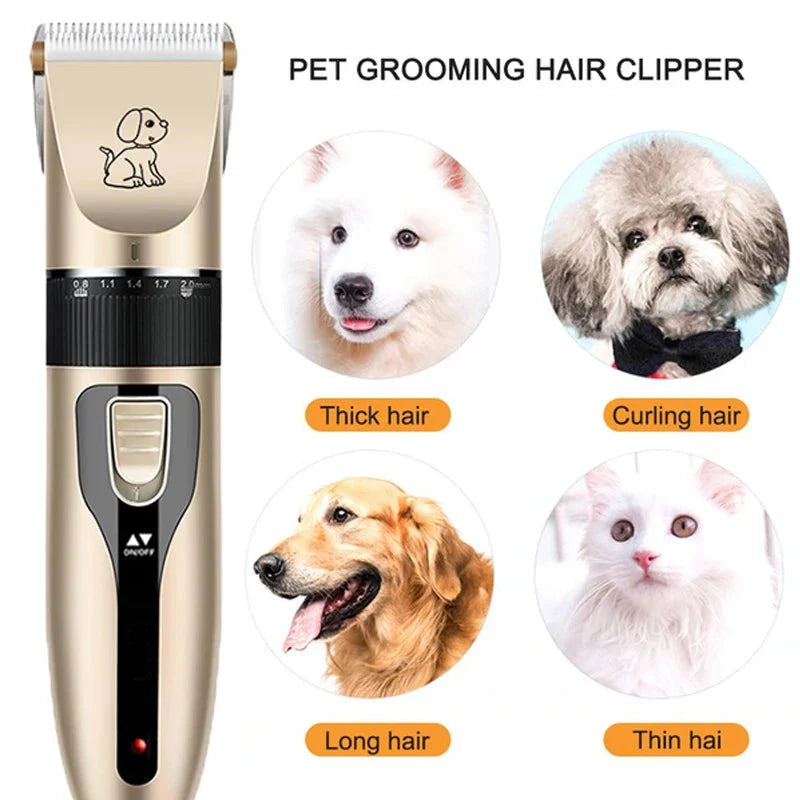 Dailypets Professional Pet Clipper Kit with Quiet Motor and Adjustable Grooming Speeds