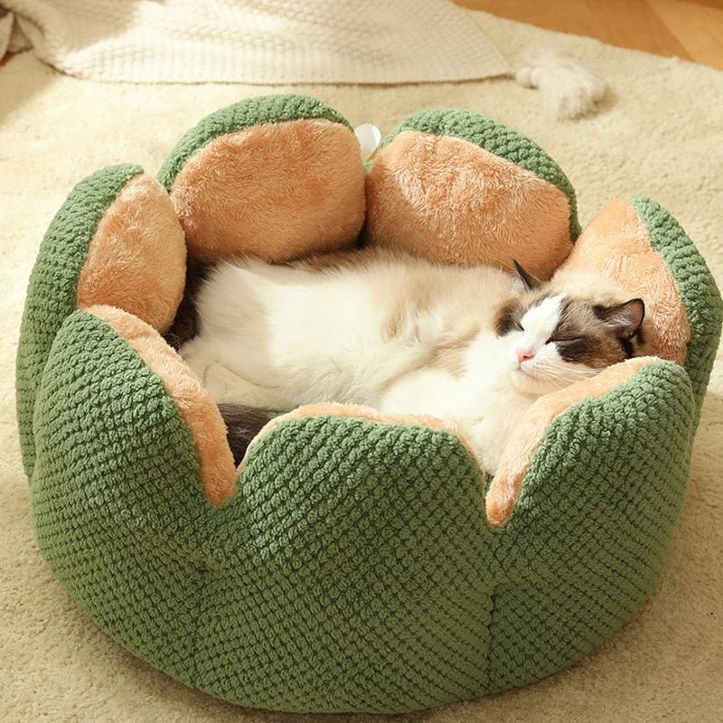 Dailypets Shell Cat Retreat – Soft Fleece Calming Cat Bed
