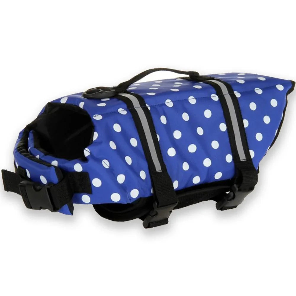 Dailypets Reflective Dog Life Jacket with Adjustable Fit for Swimming & Water Sports