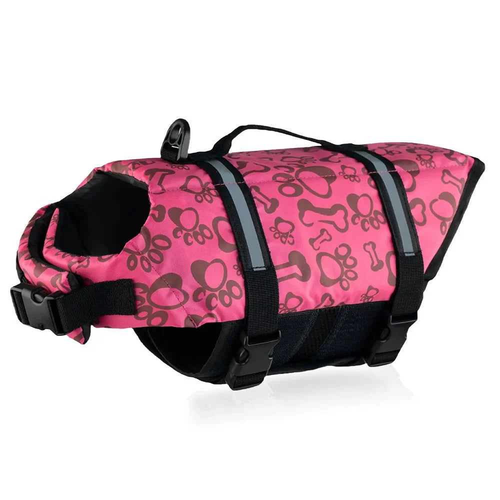 Dailypets Reflective Dog Life Jacket with Adjustable Fit for Swimming & Water Sports
