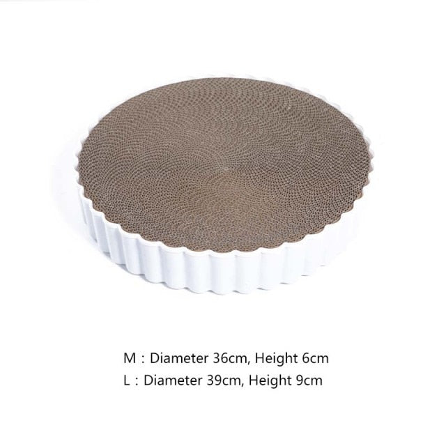 Dailypets Premium Round Cat Scratcher Bed