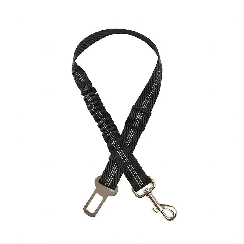 Dailypets Adjustable Dog Car Seat Belt with Reflective Nylon & Elastic Safety Design