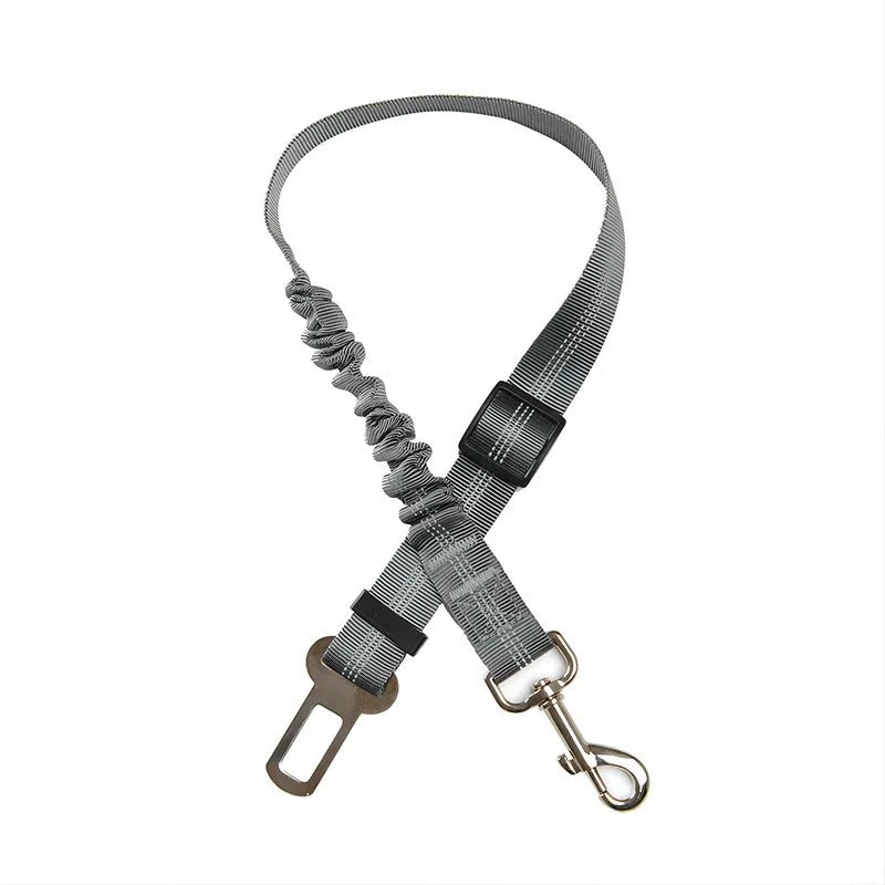 Dailypets Adjustable Dog Car Seat Belt with Reflective Nylon & Elastic Safety Design