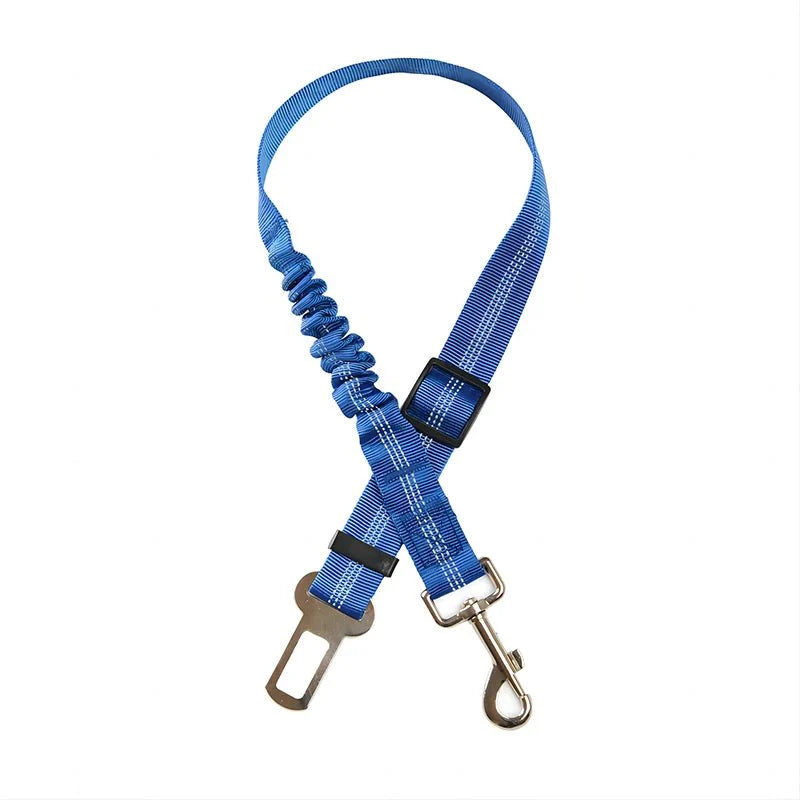Dailypets Adjustable Dog Car Seat Belt with Reflective Nylon & Elastic Safety Design