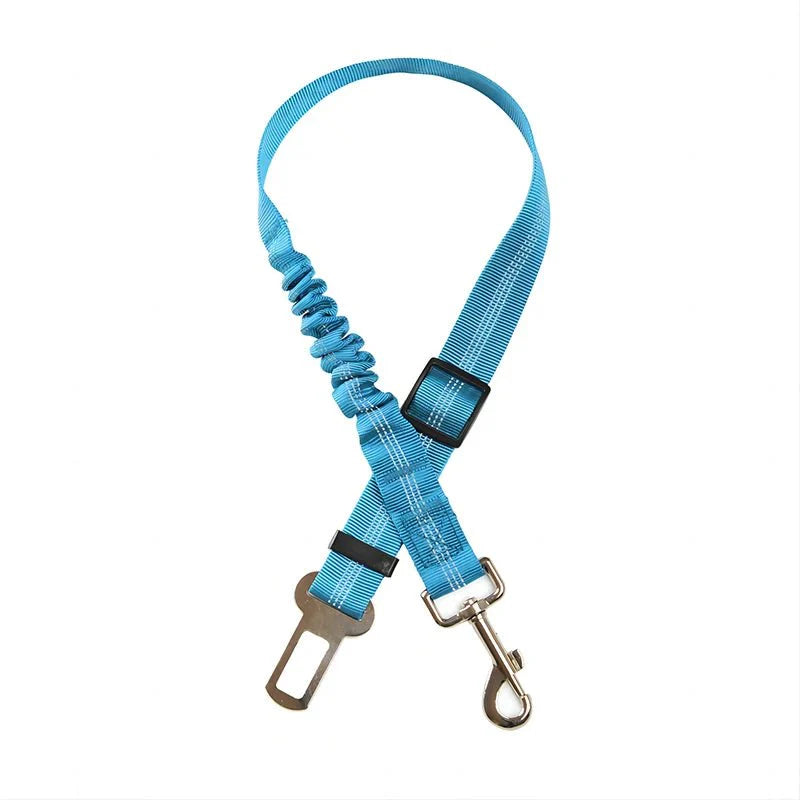 Dailypets Adjustable Dog Car Seat Belt with Reflective Nylon & Elastic Safety Design