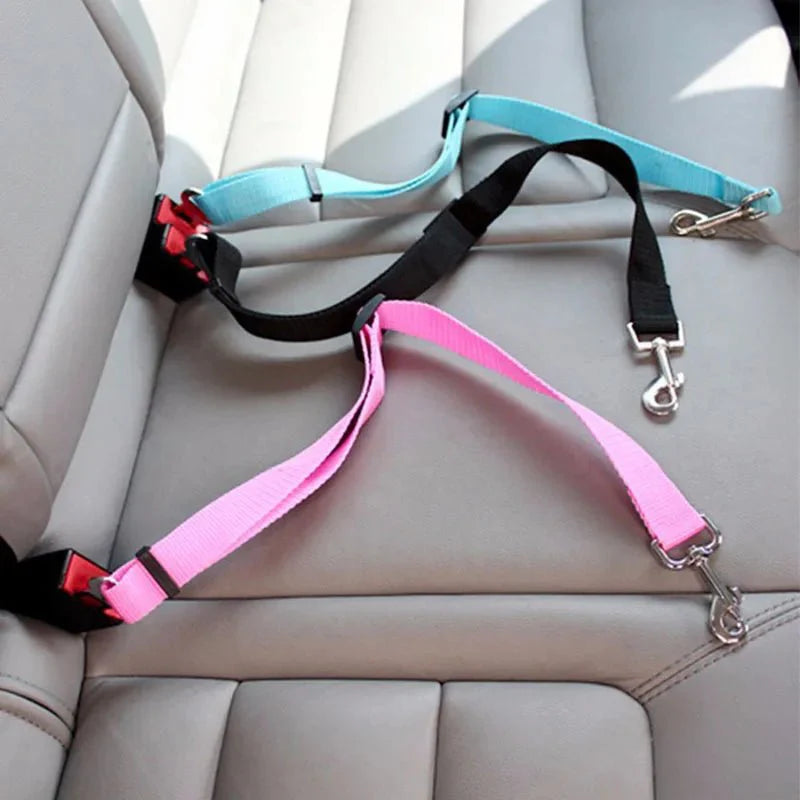Dailypets Adjustable Car Safety Belt for Dogs and Cats with Durable Zinc Alloy Clip
