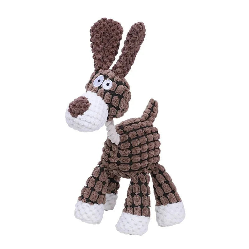 Dailypets Durable Plush Toy with Built-In Squeaker