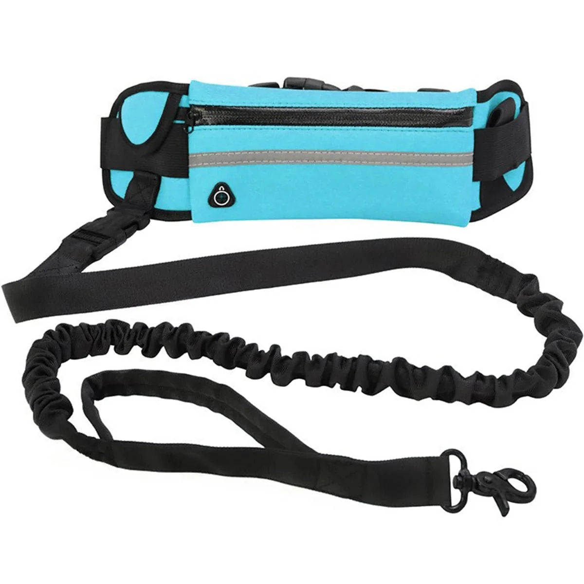 Dailypets Hands-Free Running Dog Leash with Waist Bag & Shock-Absorbing Bungee