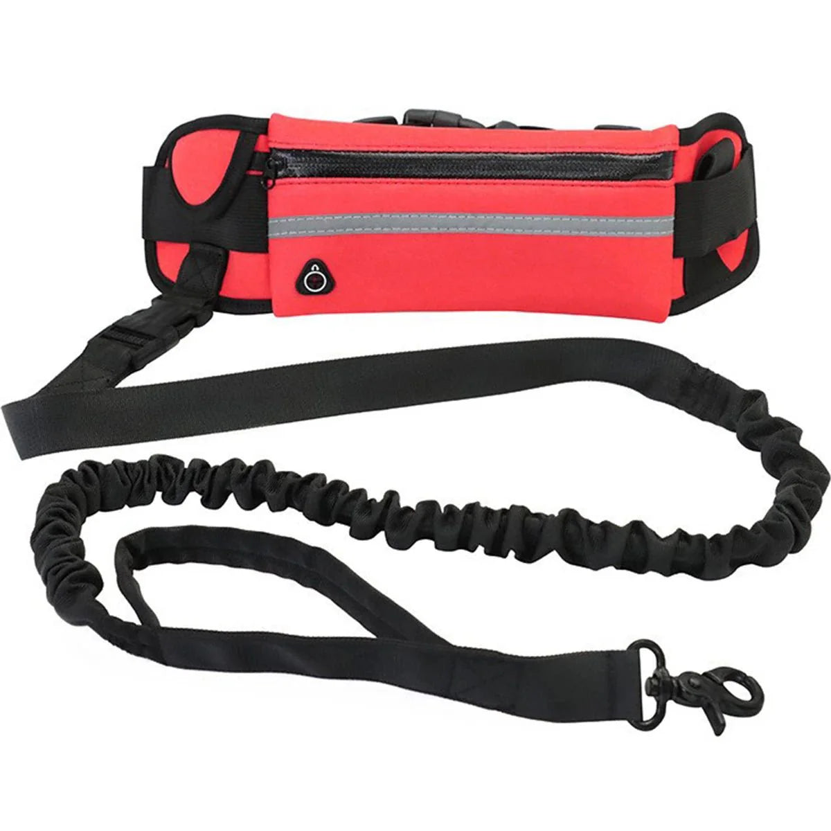 Dailypets Hands-Free Running Dog Leash with Waist Bag & Shock-Absorbing Bungee