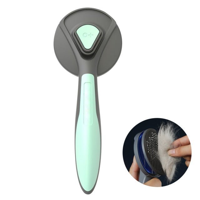 Dailypets Cat Grooming Brush, Self-Cleaning Comb for Loose Hair Removal