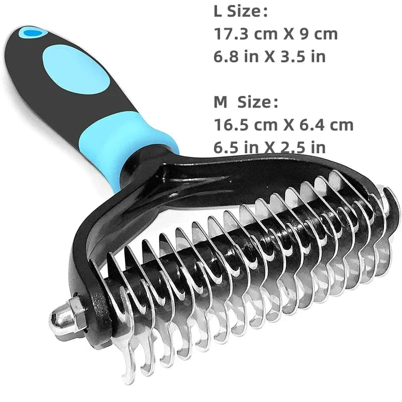Dailypets Professional Pet Grooming Comb for Detangling and Undercoat Care Daily