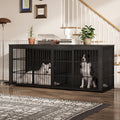 Dailypets 94.5-Inch Extra Large Dog Crate Furniture with Storage Shelf