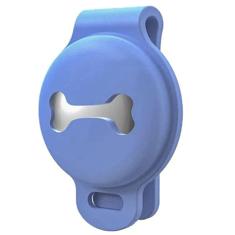 Dailypets Waterproof Silicone AirTag Pet Collar Holder with Secure Anti-Slip Clip Design