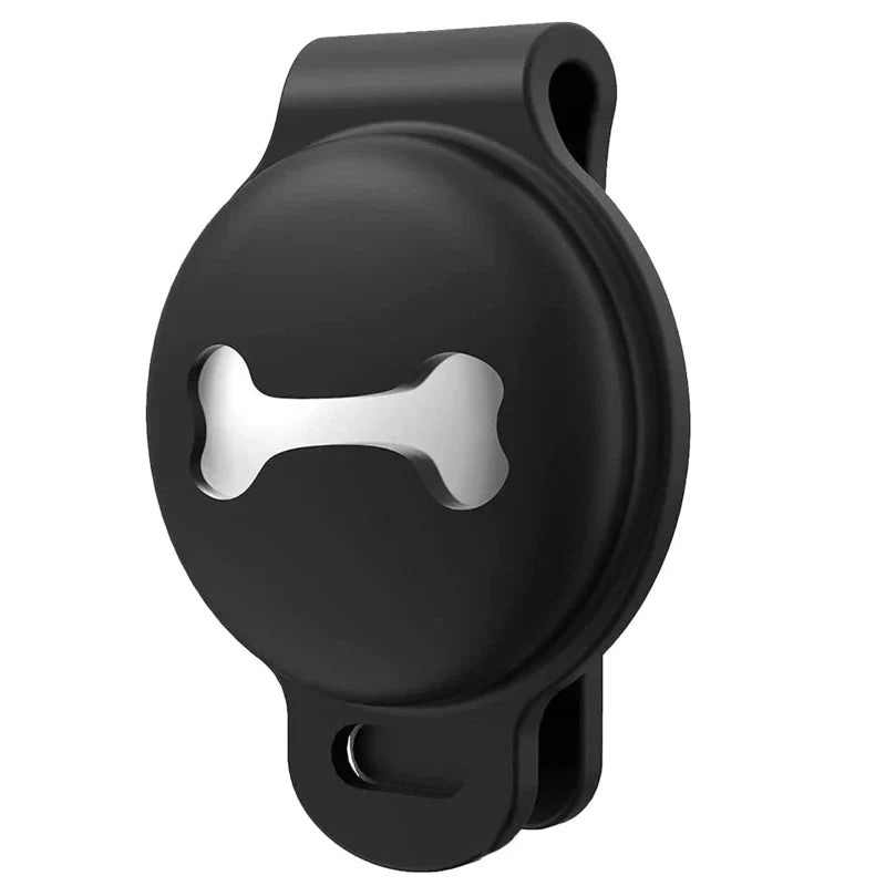 Dailypets Waterproof Silicone AirTag Pet Collar Holder with Secure Anti-Slip Clip Design