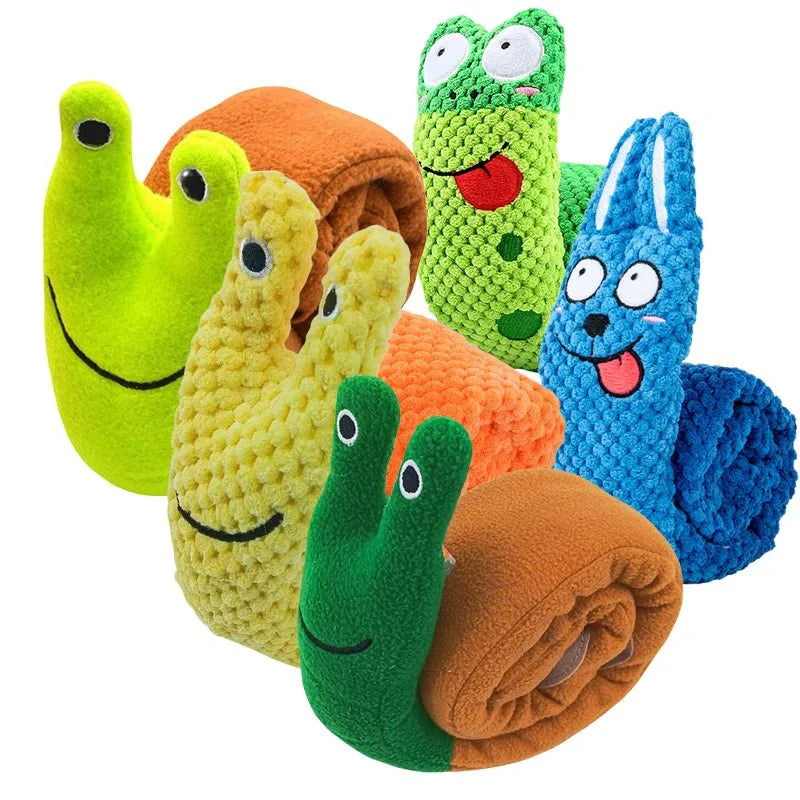 Dailypets Snail Snuffle Puzzle Mat for Pets with Treat Hiding & Slow Feeding Fun