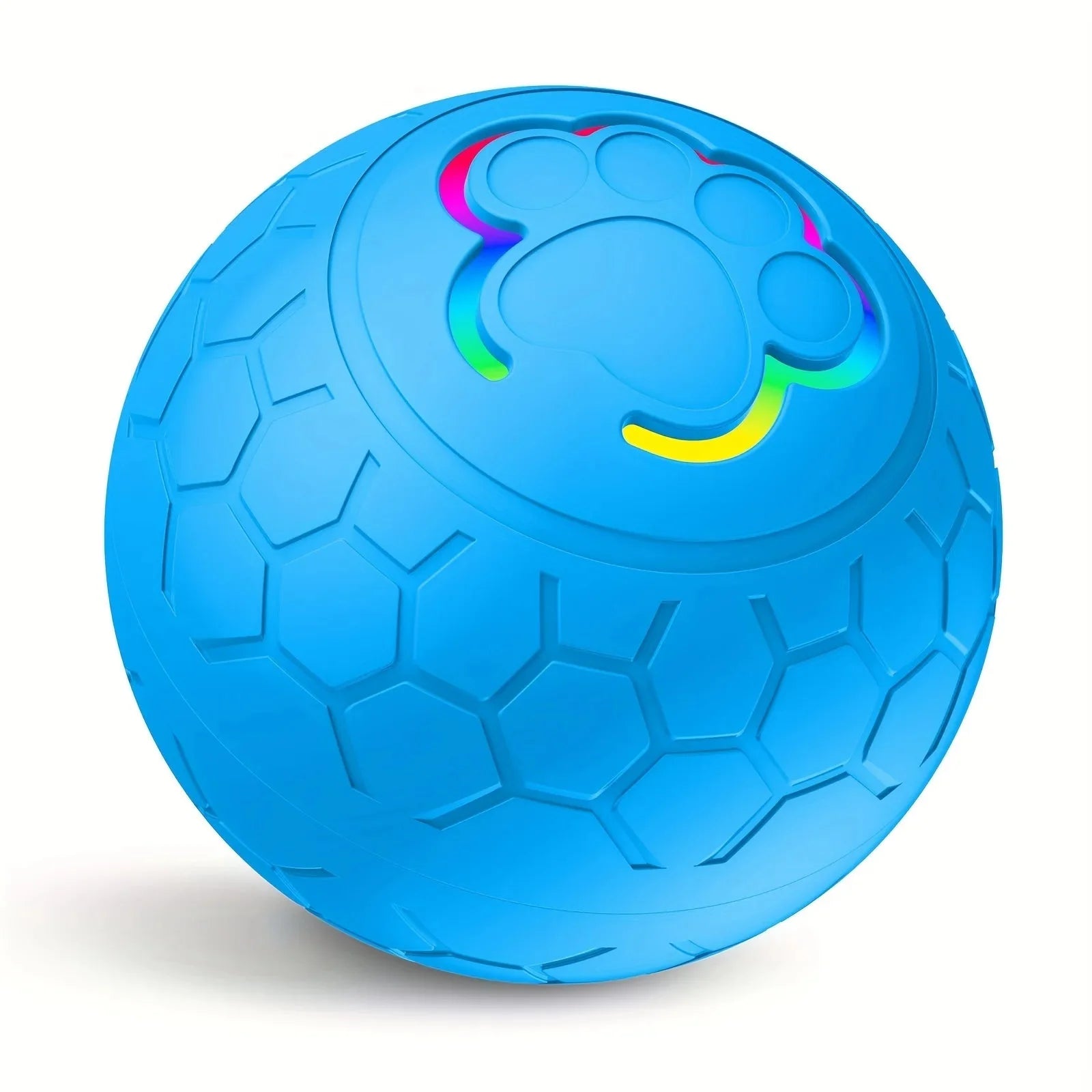 Dailypets Smart Interactive Pet Ball with LED Lights and Automatic Rolling Motion