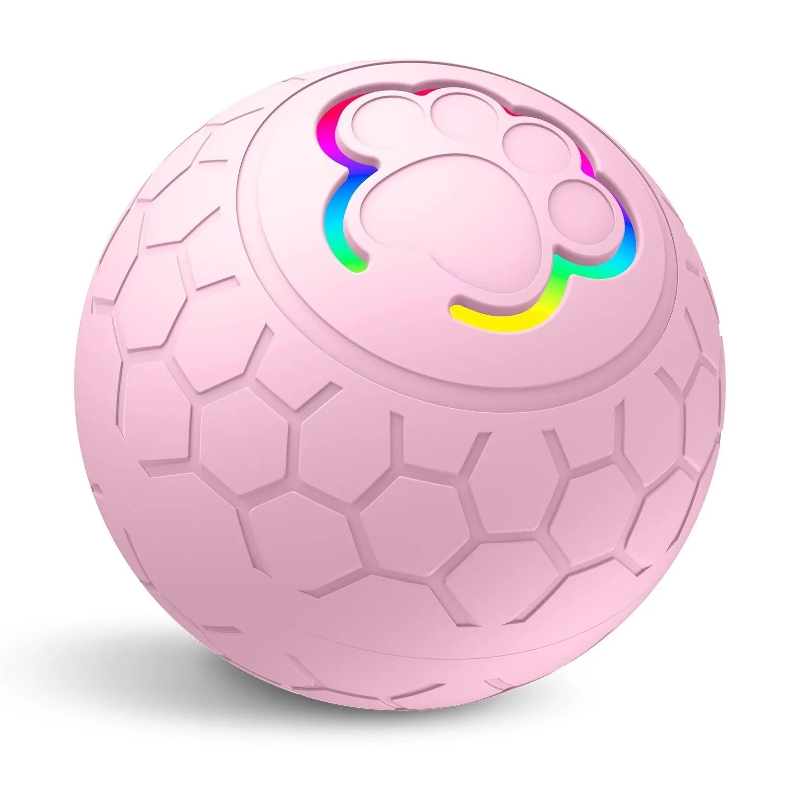 Dailypets Smart Interactive Pet Ball with LED Lights and Automatic Rolling Motion