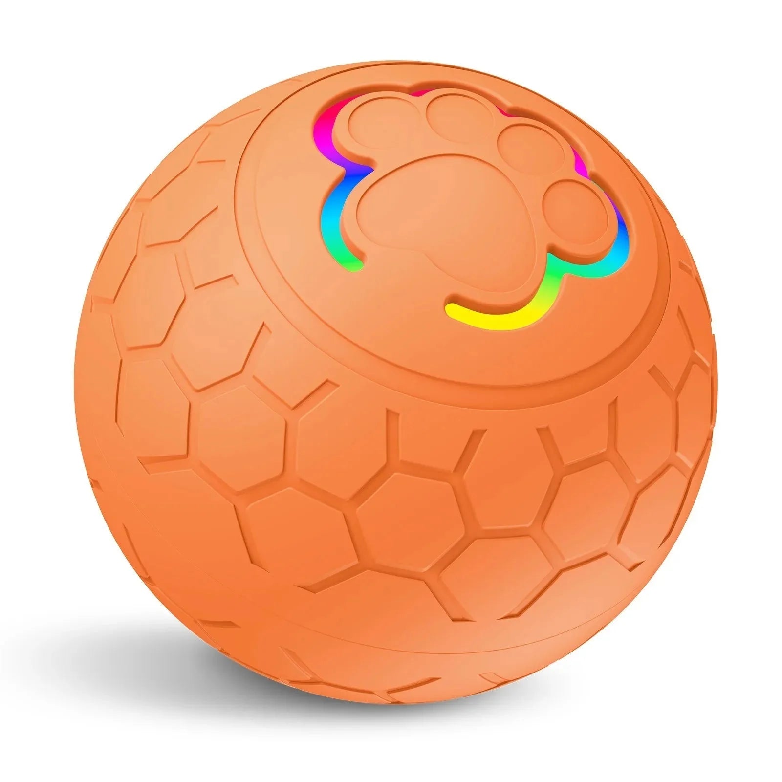 Dailypets Smart Interactive Pet Ball with LED Lights and Automatic Rolling Motion