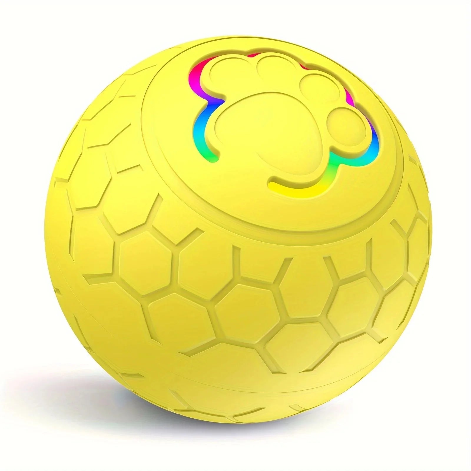 Dailypets Smart Interactive Pet Ball with LED Lights and Automatic Rolling Motion
