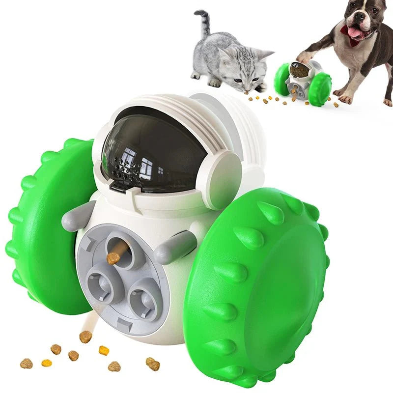 Dailypets Interactive Treat Tumbler for Pets with Slow Feeding & Puzzle Play Design