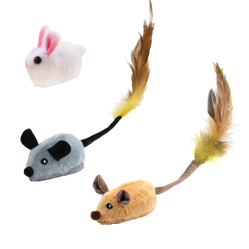 Dailypets Interactive Plush Cat Toy – Motion Activated Chase Toy for Indoor Cats