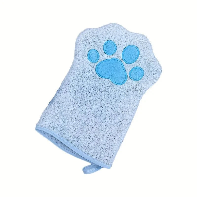 Dailypets Soft Microfiber Pet Drying Glove for Dogs and Cats Everyday Grooming