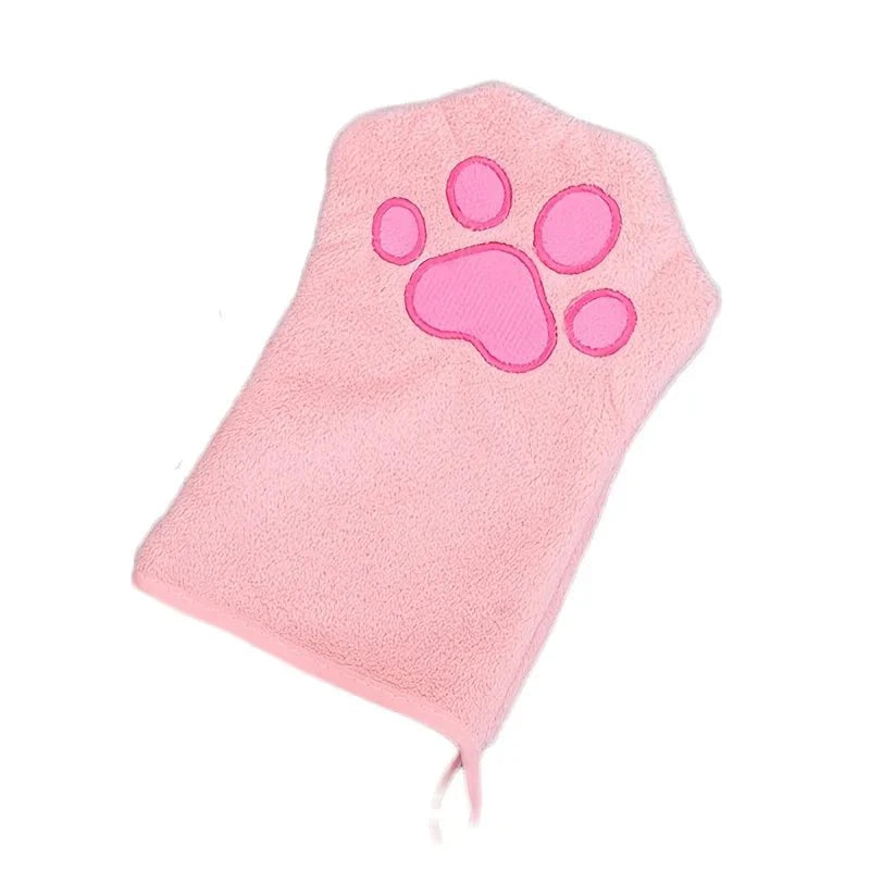 Dailypets Soft Microfiber Pet Drying Glove for Dogs and Cats Everyday Grooming