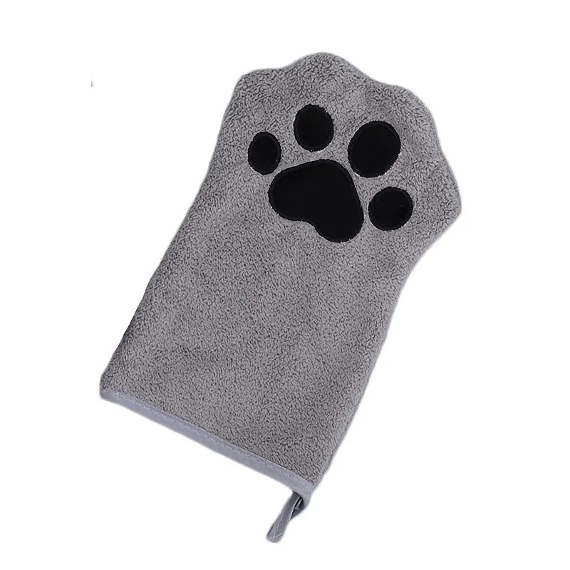 Dailypets Soft Microfiber Pet Drying Glove for Dogs and Cats Everyday Grooming