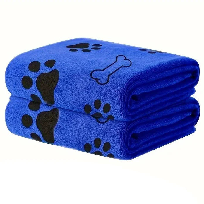 Dailypets Fast-Drying Microfiber Pet Towels 2-Pack for Everyday Dog Grooming Care
