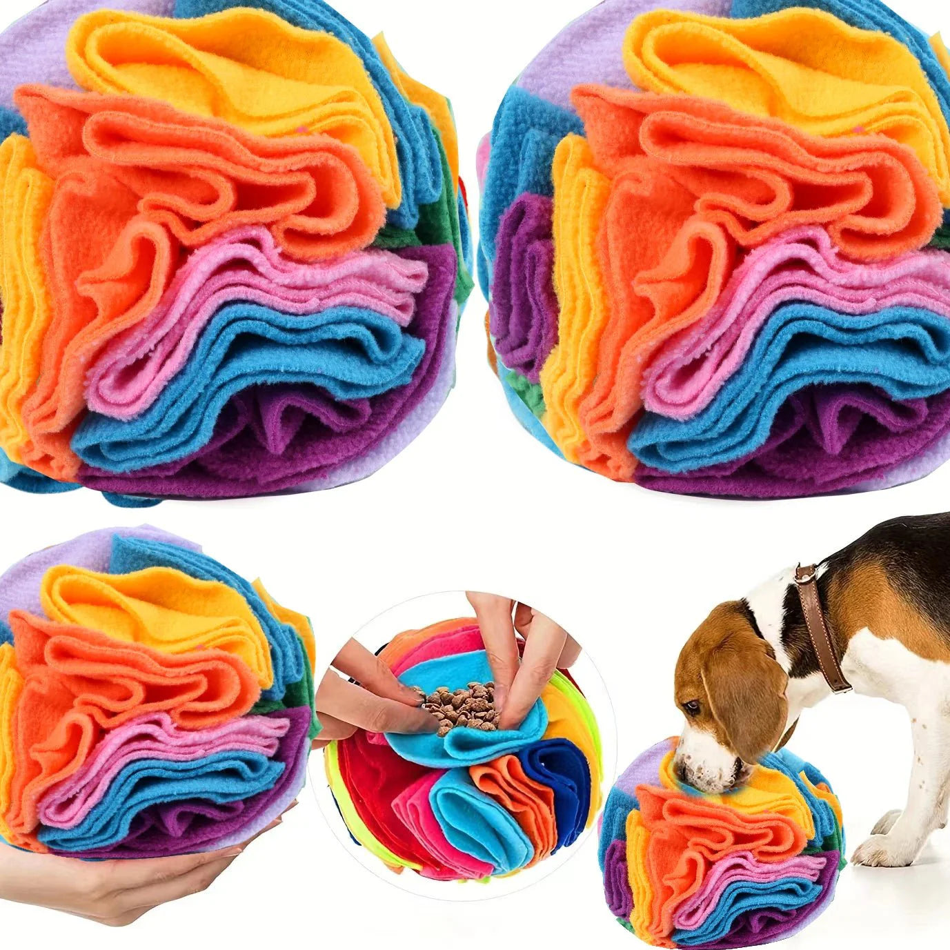 Dailypets Interactive Snuffle Ball for Dogs Slow Feeding & Enrichment