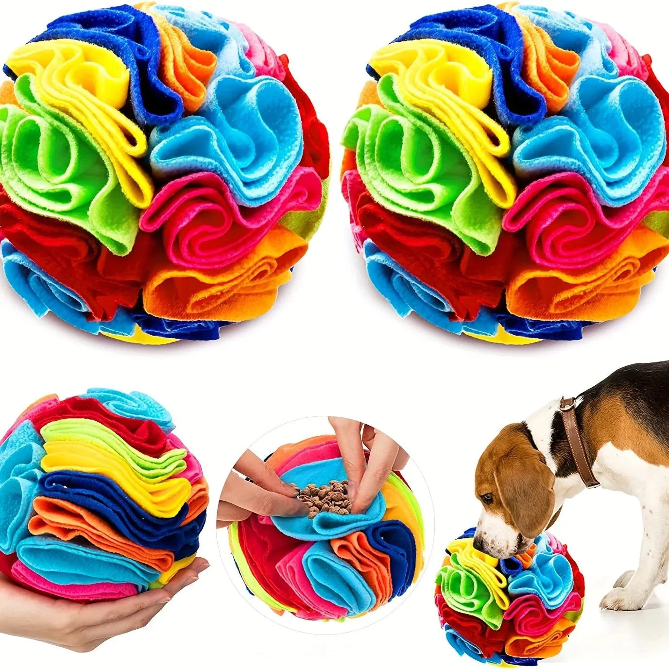 Dailypets Interactive Snuffle Ball for Dogs Slow Feeding & Enrichment