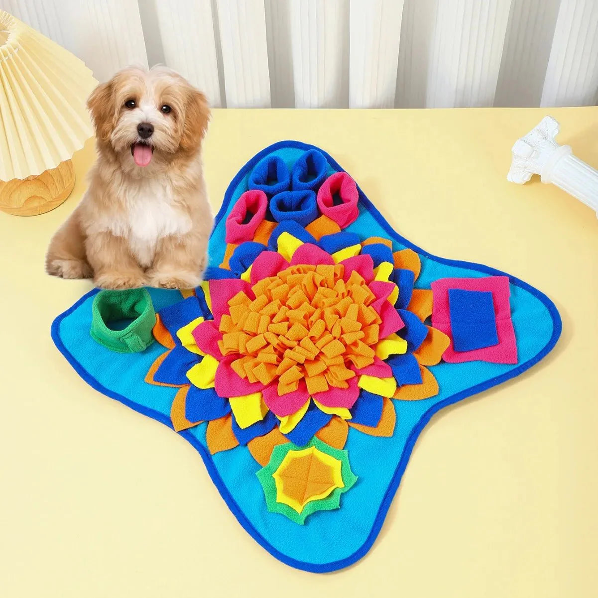 Dailypets Interactive Dog Snuffle Mat for Slow Feeding & Mental Enrichment