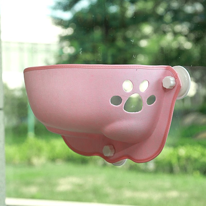 Dailypets Window Cat Bed with Breathable Paw Cut-Out Design