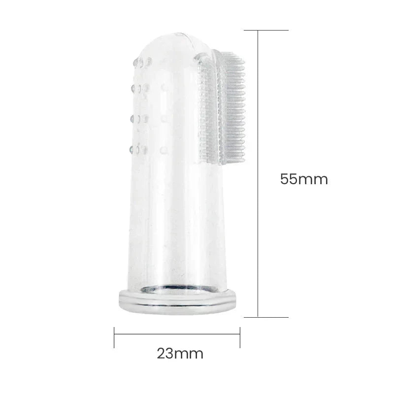 Dailypets Silicone Finger Pet Toothbrush for Gentle Daily Dental Care of Dogs and Cats