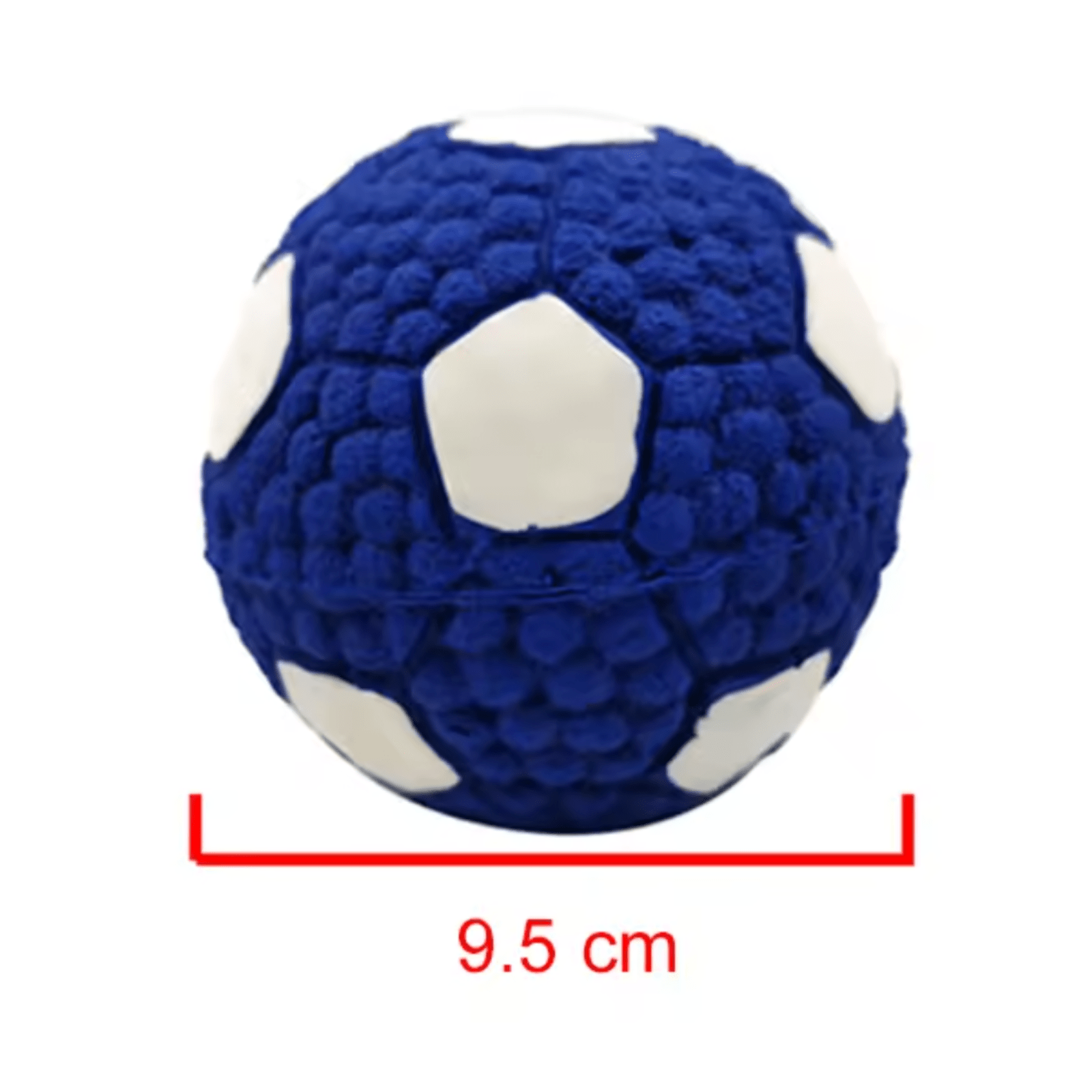 Dailypets Squeaky Latex Sports Ball Dog Toy for Fetch & Chewing