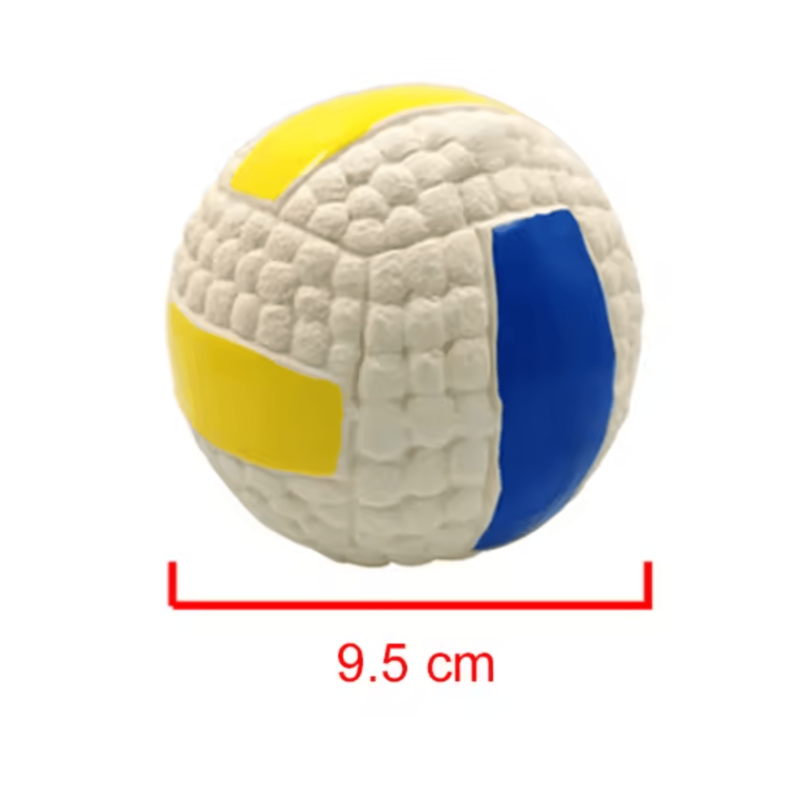 Dailypets Squeaky Latex Sports Ball Dog Toy for Fetch & Chewing