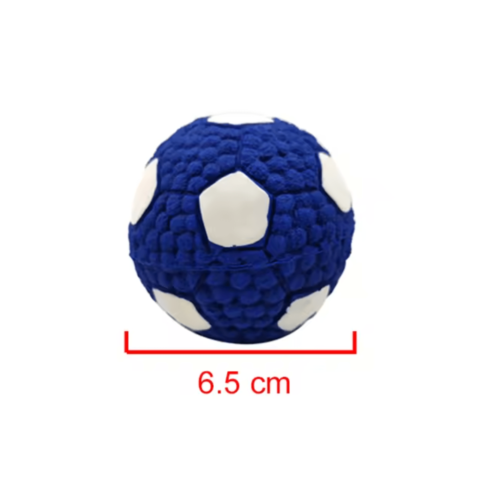 Dailypets Squeaky Latex Sports Ball Dog Toy for Fetch & Chewing